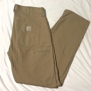 Carhartt Men's Rugged Flex Relaxed Fit Canvas 5Pocket Work Pant